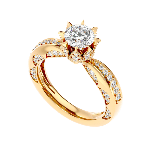 FRGS0150 Y4 d0cf1b98 d817 43fc b0b9 Custom Made Floreale Moissanite Ring by Solitairz Affair Sarafabazar